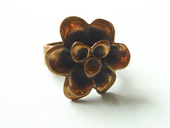 Hannu Ikonen (Finland). Bronze Ring. Vintage. - image 8