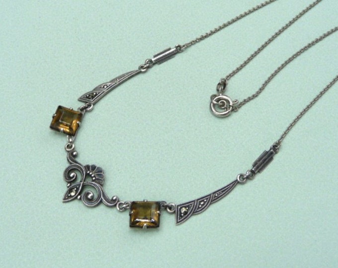 Sweden. Silver necklace. Vintage.