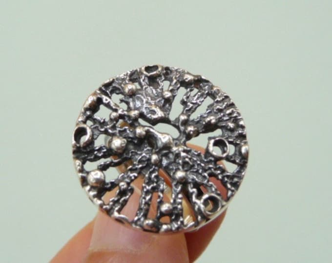 Martti Viikinniemi (Finland). Silver ring. 1969. Vintage.