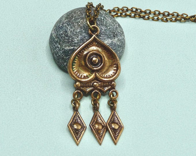 Kalevala Koru (Finland). Bronze necklace. Vintage.