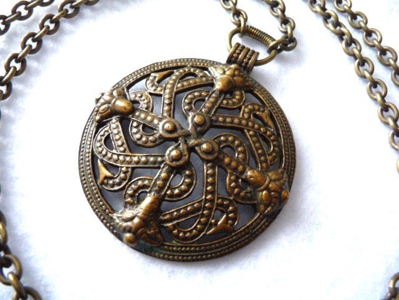Vintage. Bronze Necklace Kalevala Koru Finland