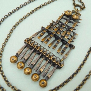 Pentti Sarpaneva (Finland). Bronze Necklace. Vintage.