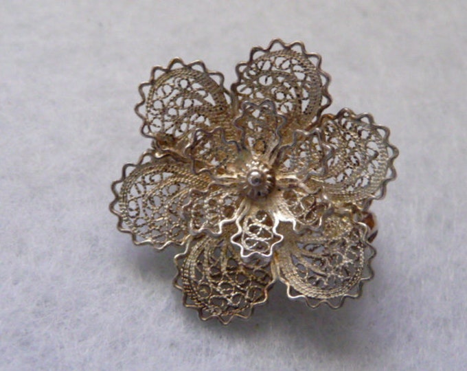 Brooch. Sterling Silver. Vintage.