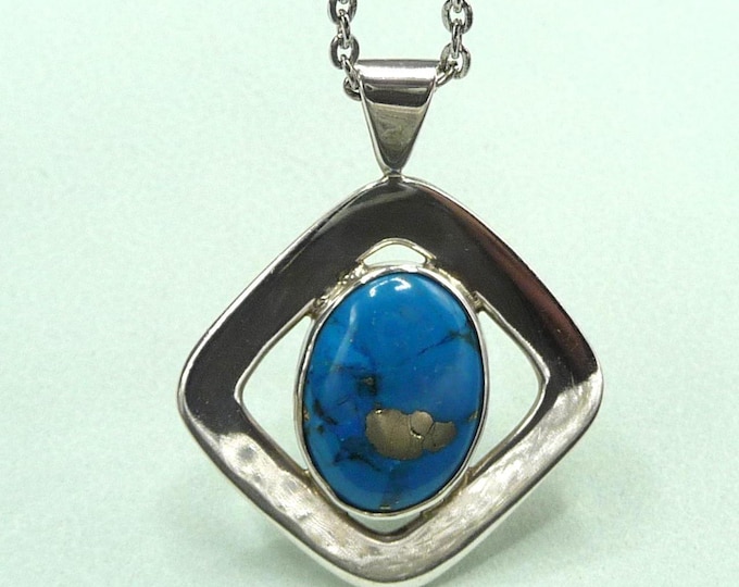 Sweden. Silver and stone pendant. Vintage.