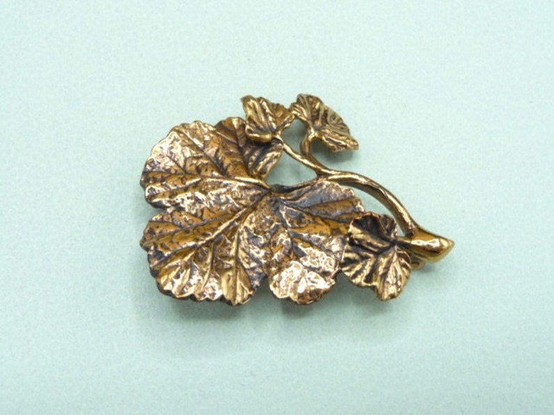 Bronze brooch. Vintage. image 3
