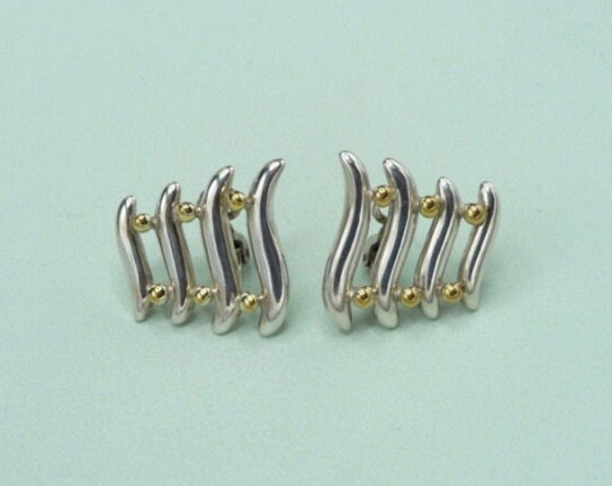 Mexico. Silver earrings. Vintage.