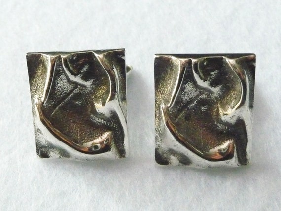 Jase (Finland). Silver Cufflinks. 1972. Vintage. - image 5