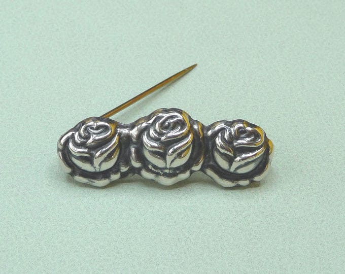 Sweden. Silver brooch. 1940s-1950s. Vintage.