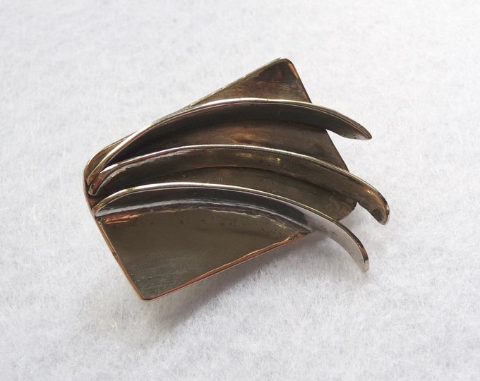 Sweden. Silver Brooch. 1958. Vintage.