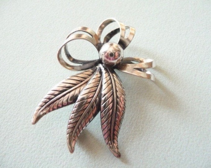 H. S (Sweden). Silver Vintage Brooch.