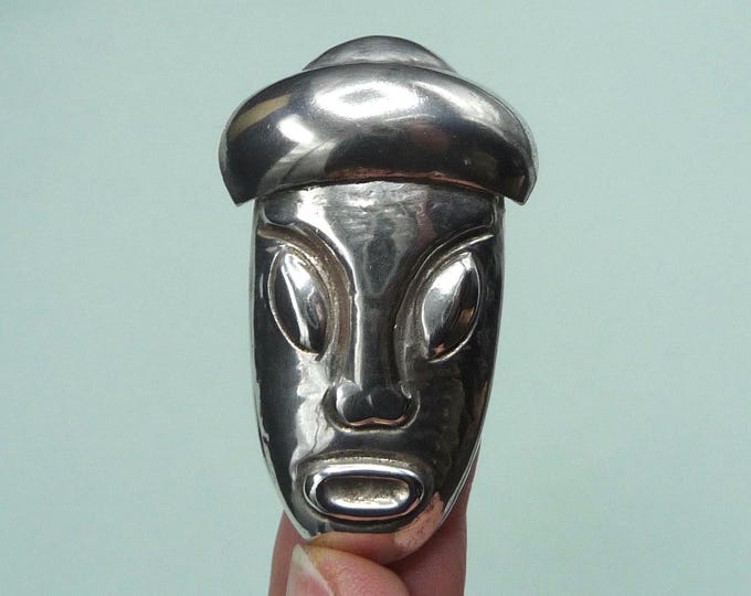 Mexico. Silver brooch. Vintage.