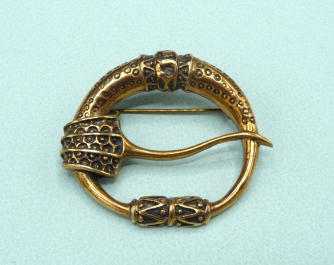 Finland. Bronze brooch. Vintage.