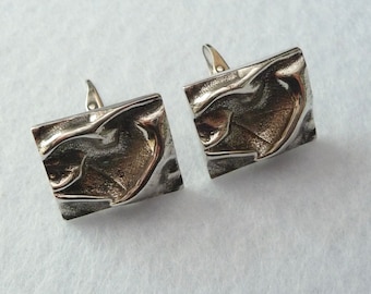 Jase (Finland). Silver Cufflinks. 1972. Vintage.