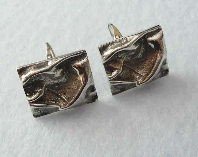 Jase (Finland). Silver Cufflinks. 1972. Vintage.