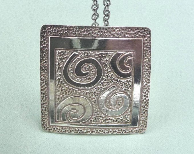 France. Silver pendant. Vintage.