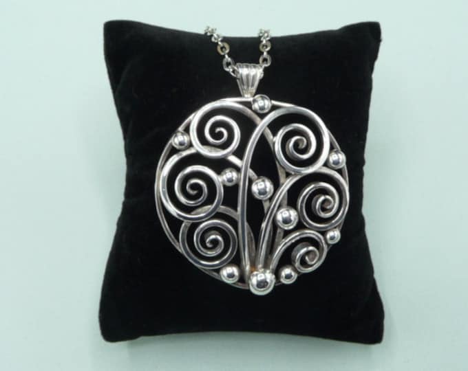 Denmark. Silver pendant. Vintage.