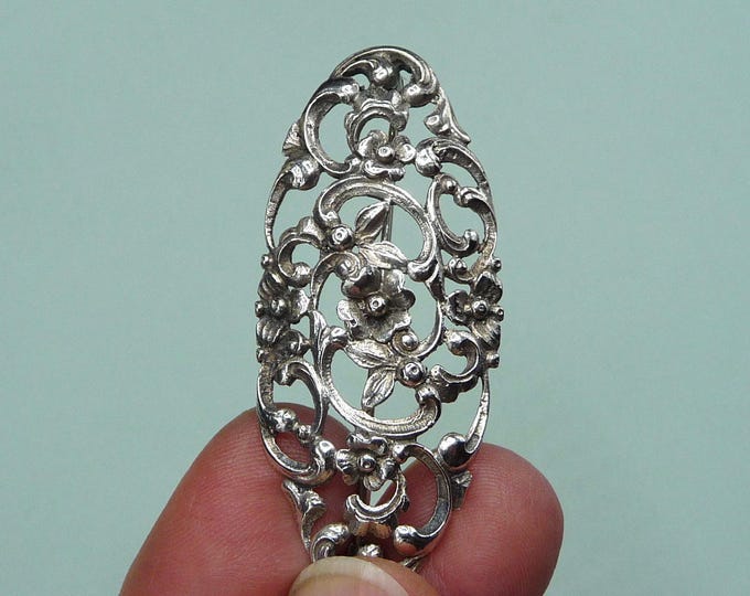 Sweden. Silver brooch. Vintage.