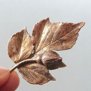 Flora Danica (Denmark). Sterlin Silver Brooch. Vintage.
