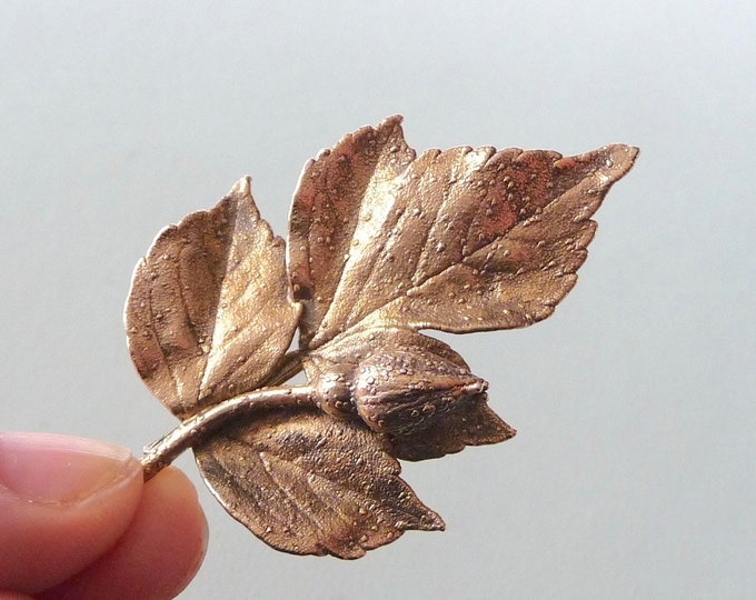 Flora Danica (Denmark). Sterlin Silver Brooch. Vintage.
