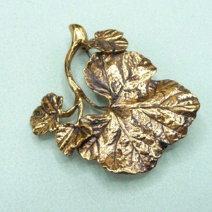 Bronze brooch. Vintage. image 6