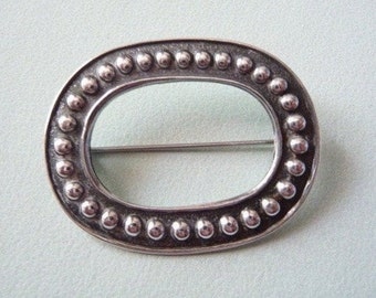 Kalevala Koru (Finland). Silver Brooch. 1963. Vintage.