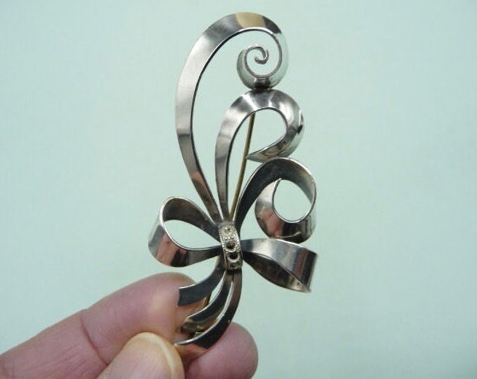 G. Kaplan (Sweden). Silver brooch. 1949. Vintage.