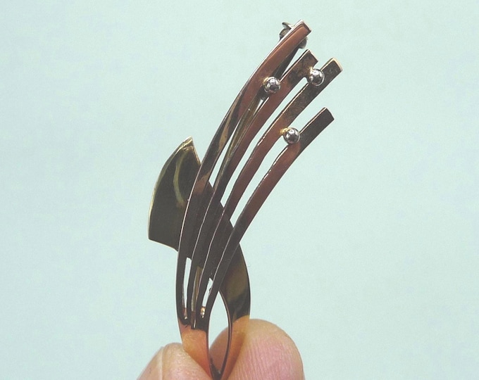 Finland. 14-carat gold brooch. Vintage.