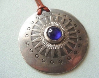 Sweden. Pewter Pendant. Vintage.
