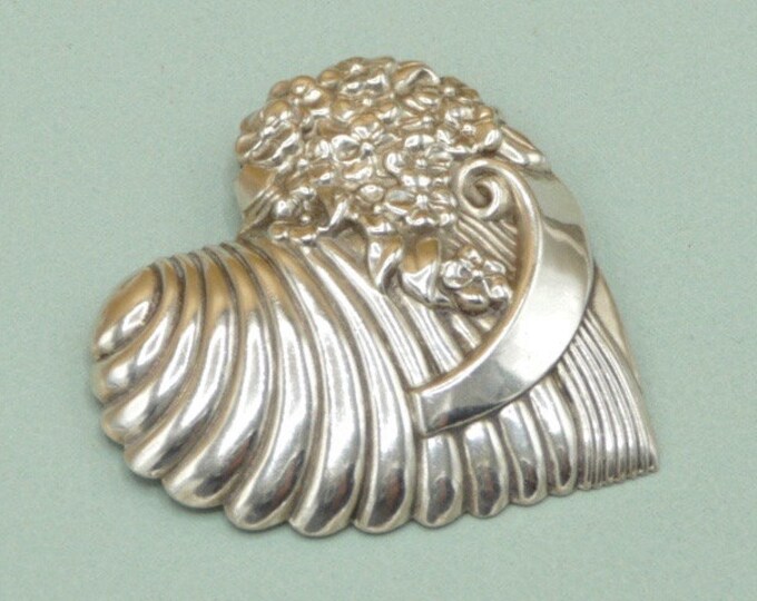 Truart (USA). Silver brooch. 1930s-1960s. Vintage.