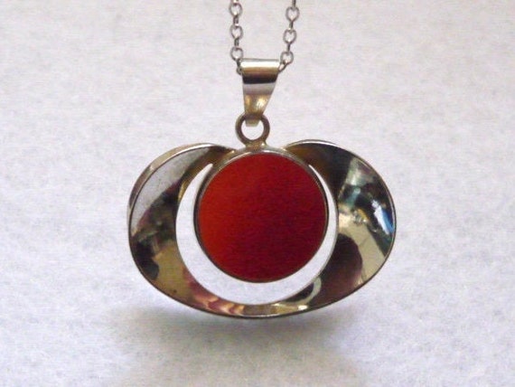 Finland. Silver Pendant. Vintage.