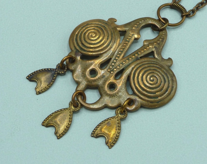 Kalevala Koru (Finland). Bronze necklace. 1970s. Vintage.