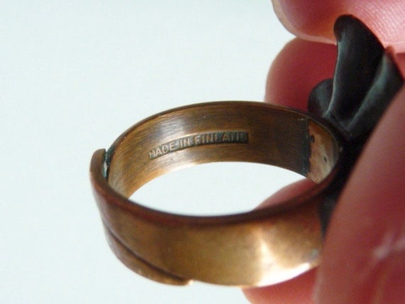 Hannu Ikonen (Finland). Bronze Ring. Vintage. - image 3