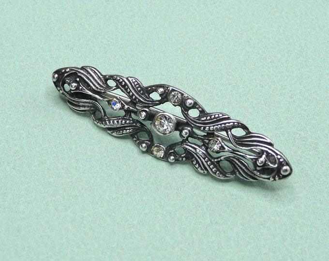 Silver brooch. Vintage.