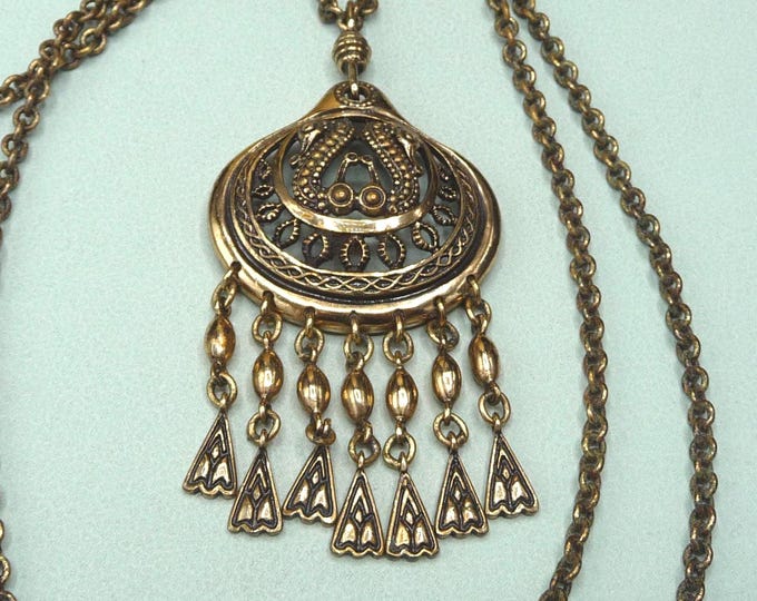 Vintage bronze pendant.