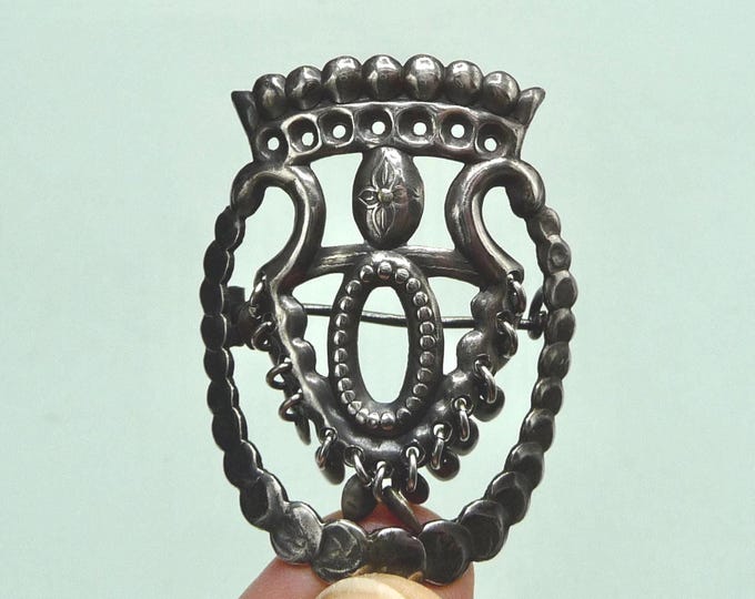 Kalevala Koru (Finland). Silver brooch. Vintage.