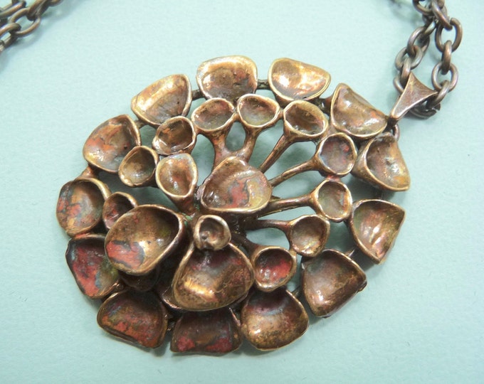 Hannu Ikonen (Finland). Bronze Pendant. 70s. Vintage.