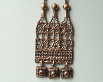 Pentti Sarpaneva (Finland). Bronze Necklace. Vintage.