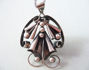 Garmland Atelje (Suède). Pendentif en argent. 1946. Vintage.