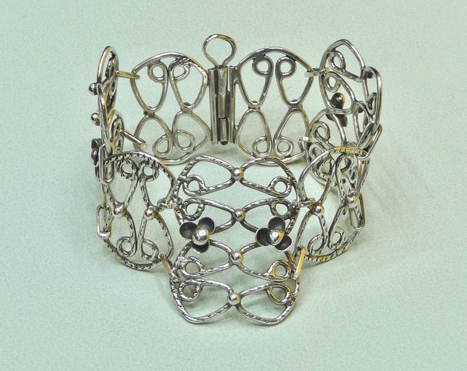 Silver bracelet. Vintage (1940s-1950s).