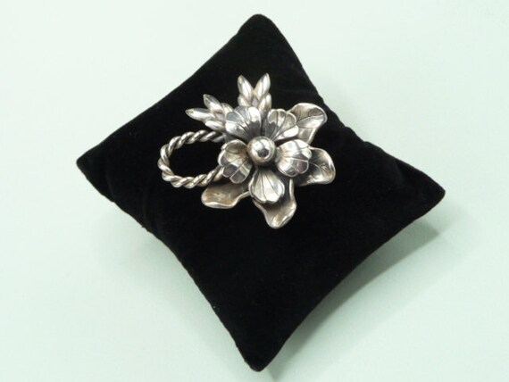 Ge-Kå Smycken (Sweden). Silver brooch. 50s. Vinta… - image 2