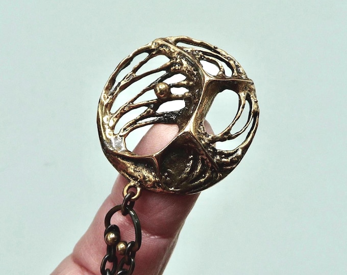 Karl Laine (Finland). Bronze necklace. Vintage.