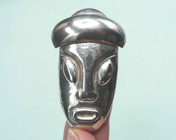 Mexico. Silver brooch. Vintage.