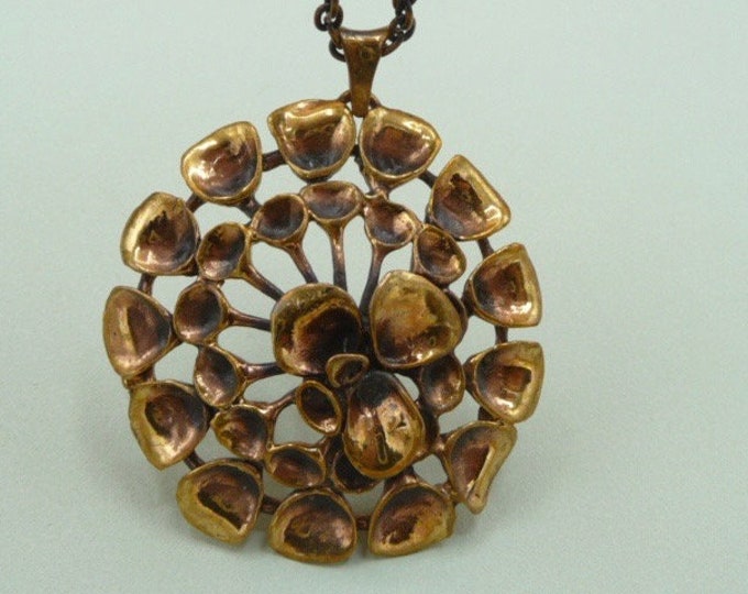 Hannu Ikonen (Finland). Bronze Pendant. Vintage.