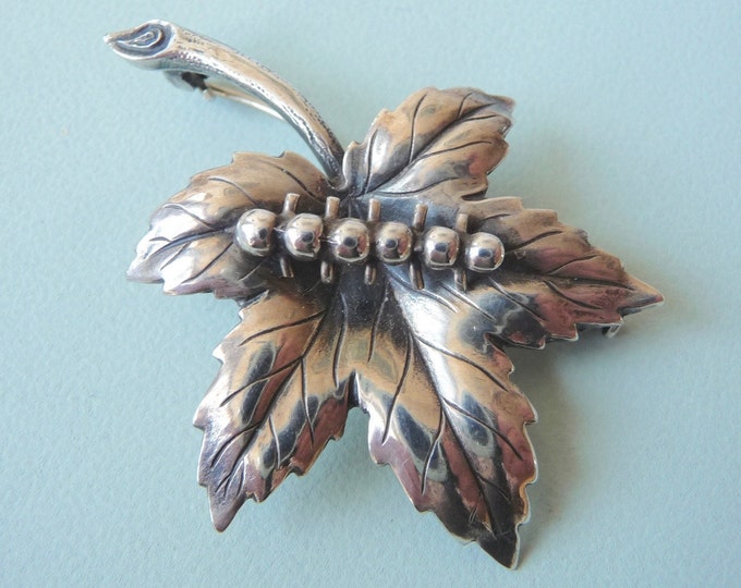 G. Kaplan (Sweden). Silver Brooch. 1952. Vintage.