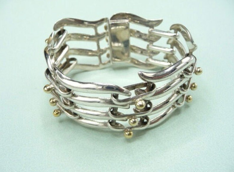 Mexico. Silver bracelet. Vintage. image 2