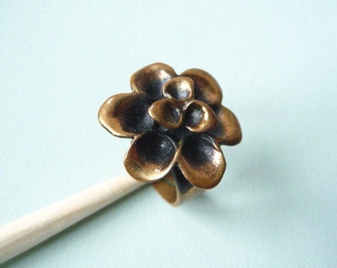 Hannu Ikonen (Finland). Bronze Ring. Vintage.