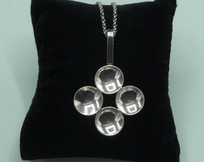 Hedbergs (Sweden). Silver pendant. 1973. Vintage.