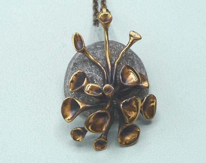 Hannu Ikonen (Finland). Bronze pendant. 1970s. Vintage.