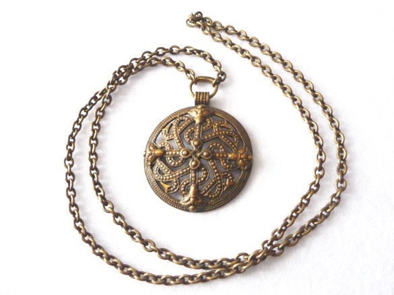 Vintage. Bronze Necklace Kalevala Koru Finland