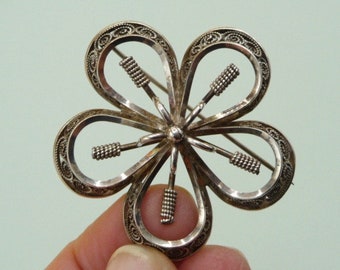 N. A. Jorgensen (Norvège). Broche en argent. Vintage.